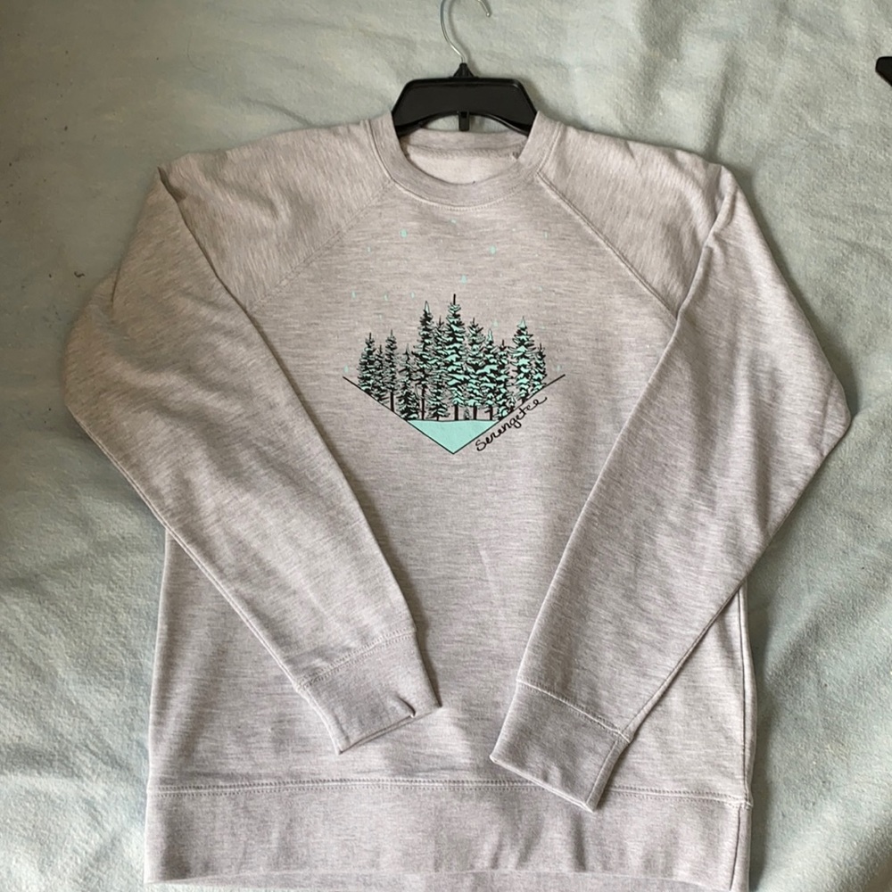 Gray Serengetee Graphic Sweatshirt